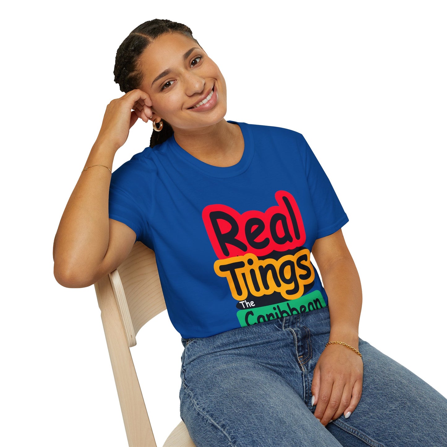 Real Tings, The Caribbean, Unisex Softstyle T-Shirt,