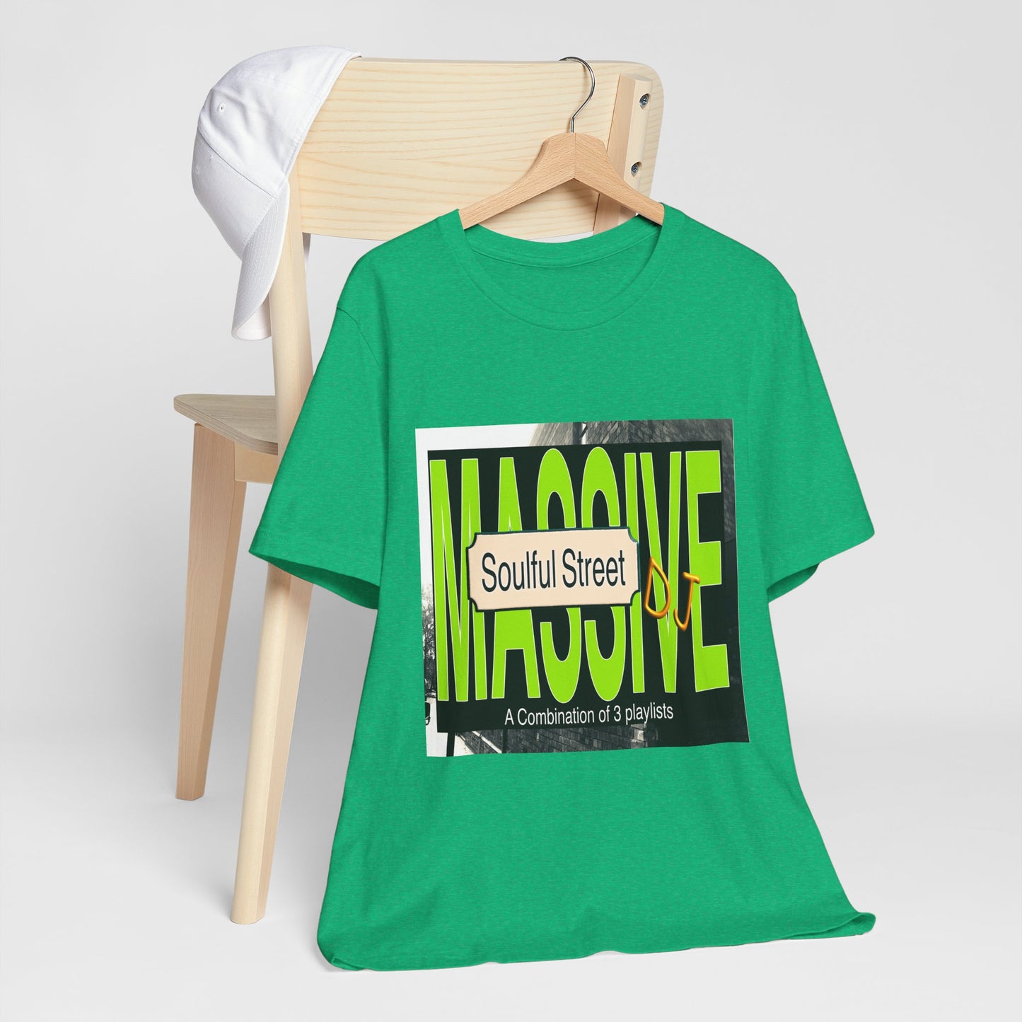 Soulful Street DJ, Massive Unisex Tee, Music Lover Shirt, Retro Graphic T-Shirt, Casual Summer Top, Concert Fashion Outfit