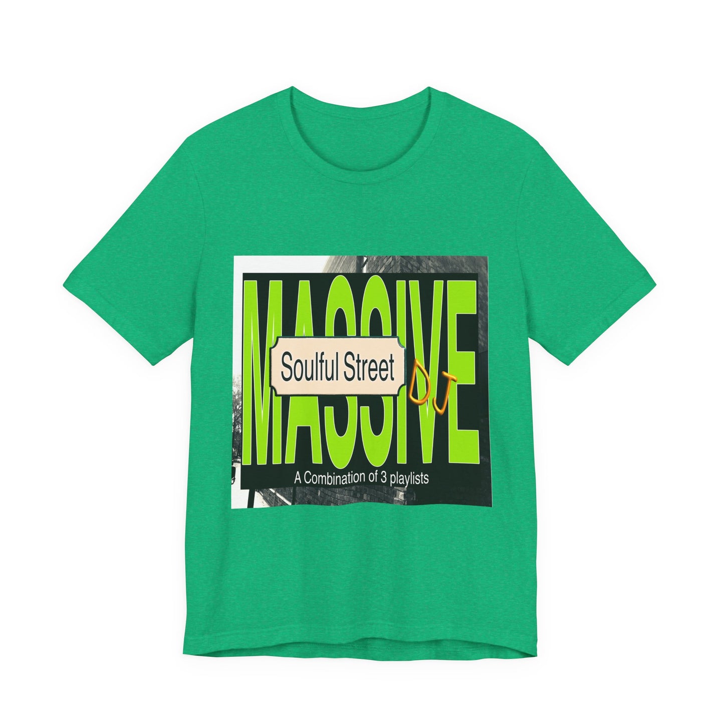 Soulful Street DJ, Massive Unisex Tee, Music Lover Shirt, Retro Graphic T-Shirt, Casual Summer Top, Concert Fashion Outfit