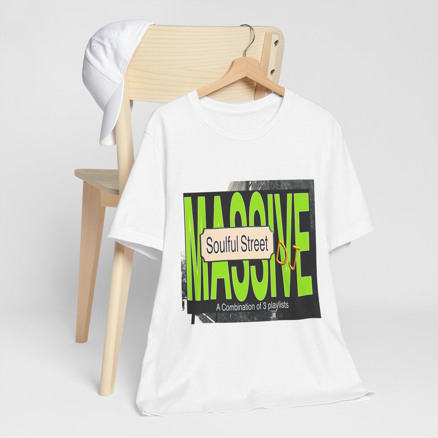 Soulful Street DJ, Massive Unisex Tee, Music Lover Shirt, Retro Graphic T-Shirt, Casual Summer Top, Concert Fashion Outfit