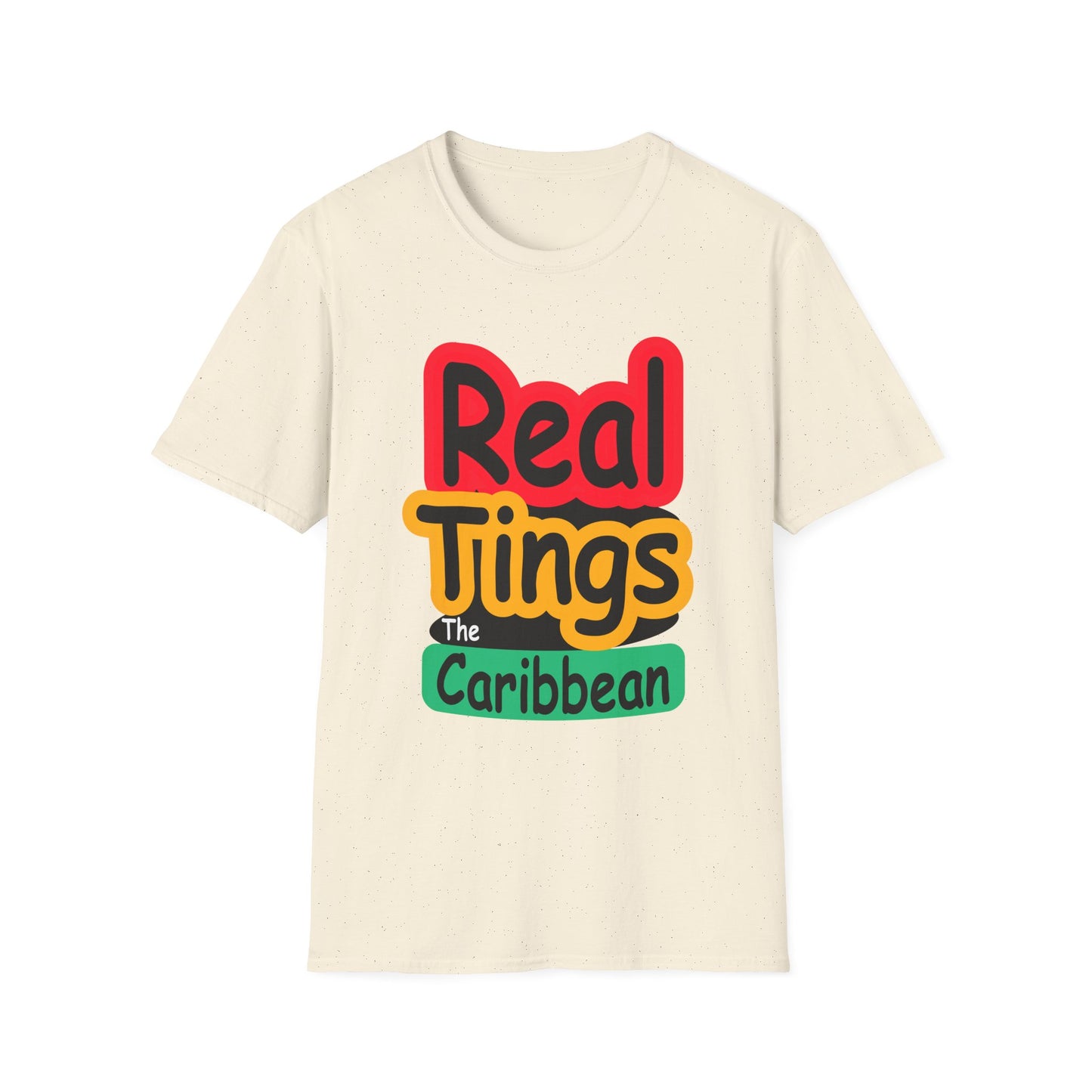 Real Tings, The Caribbean, Unisex Softstyle T-Shirt,