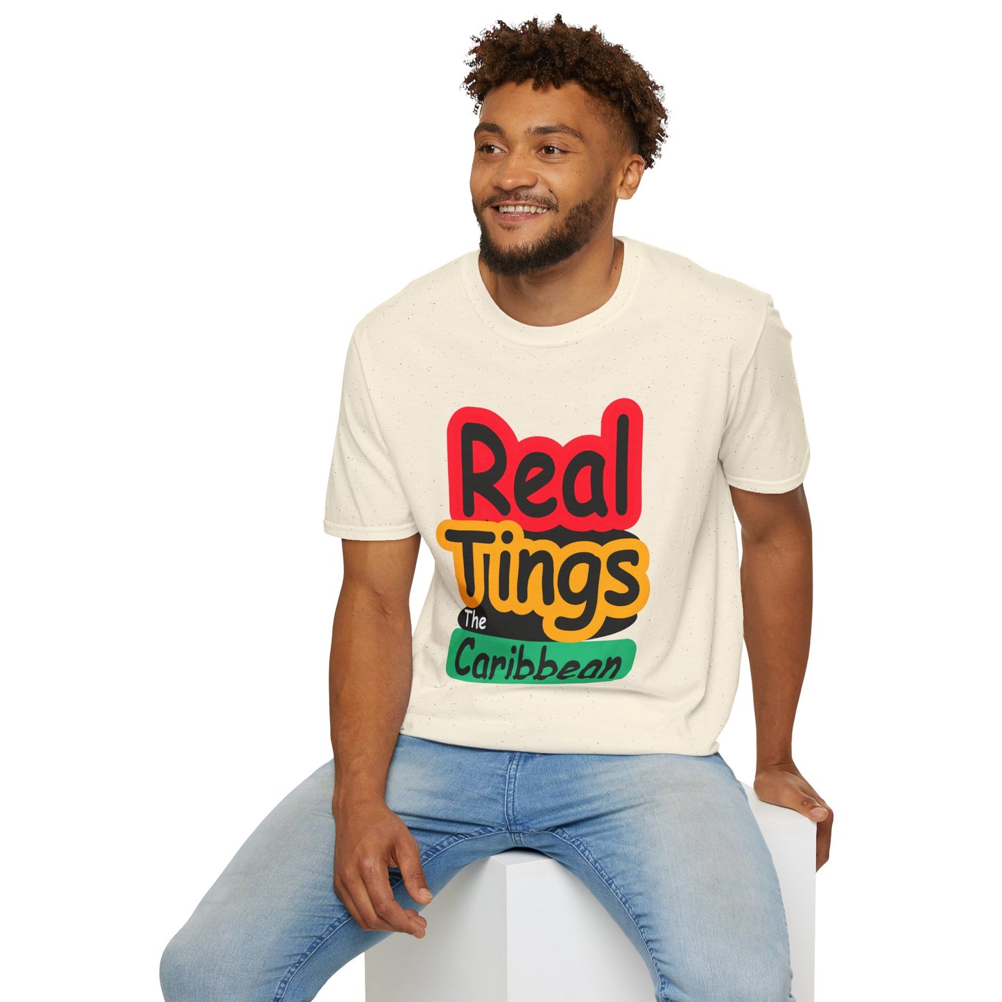 Real Tings, The Caribbean, Unisex Softstyle T-Shirt,